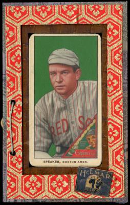 Picture, Helmar Brewing, T206-Helmar Card # 96, Tris SPEAKER (HOF), Leaning, Boston Red Sox